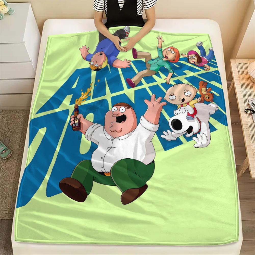 Family Guy2 Flannel Blanket, High quality Comfortable for All Seasons, Home Decor, Warmth and Comfort