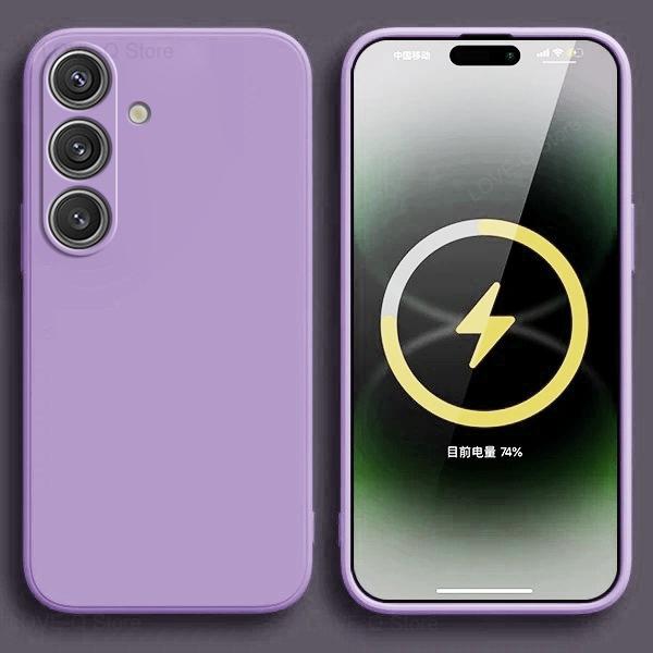 For S24 S23 S22 Ultra Cases Liquid Silicone Case For Samsung Galaxy S24 S23 S22 Ultra Plus S24Ultra Cases Cover Accessories