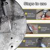 Multi Functional Hand Drill To Electric Hammer Conversion Head 1/2 Adapter For Converting Impact Wrench To Electric Hammer
