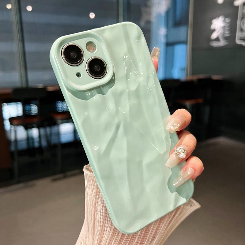 Husă Moale Bomboană Model Pliat pentru Telefon Pentru iPhone 11 12 13 14 15 Pro Max X Xs XR Max 7 8 Plus Husă Bumper Silicon