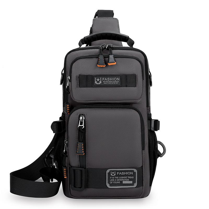 Herren Outdoor Brusttasche Multifunktionale Umhängetasche Große Kapazität Schultertasche