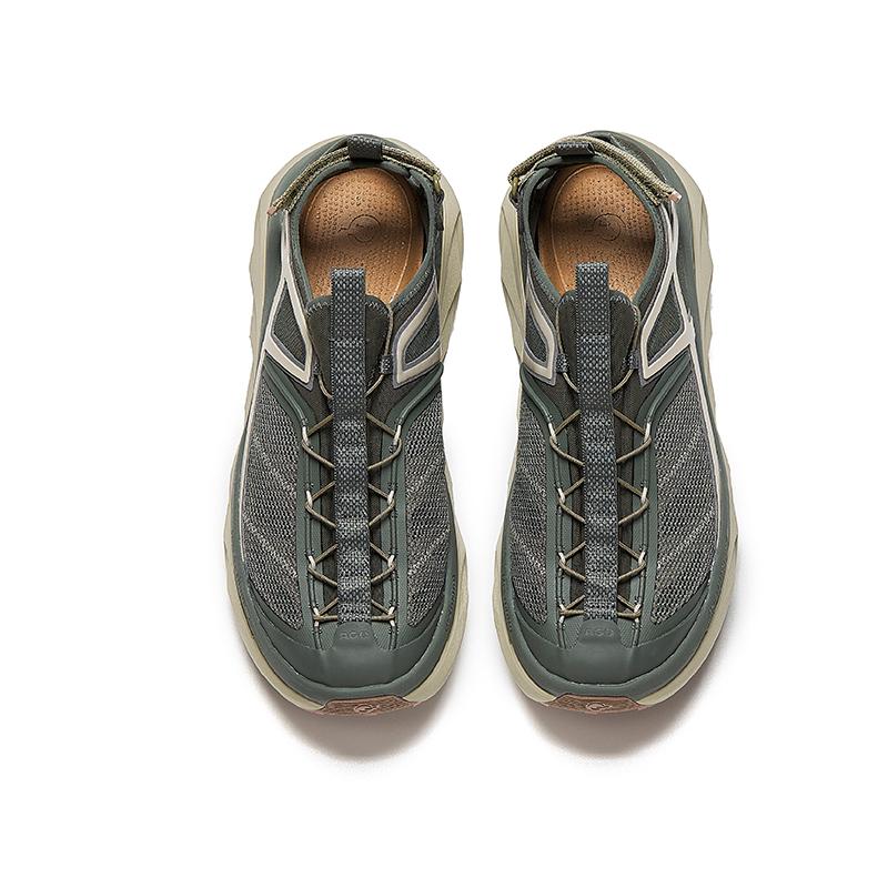 Anta Champion Open Mountain Casual Simple Versatile Breathable Wear-Resistant Creek Shoes Men Shoes Graphite-Gray 112628822A-2
