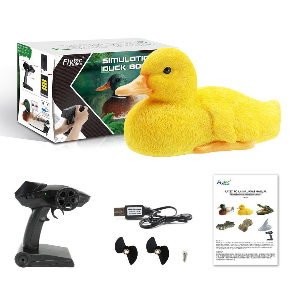 Smart Yellow Duck Remote Control Boat - Educational Outdoor Electric Toy for Kids