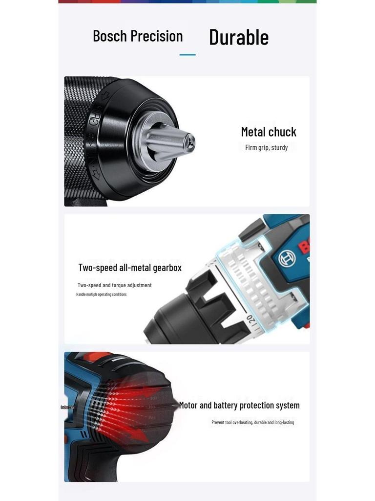 Bosch GSB18V-150C Brushless Impact Driver, Handheld Stepless Speed Drill