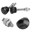 2Pcs   Hood Pin Bonnet Lock Quick Release Push Button Bumper Clip