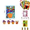 Colorful Xh061 Halloween Diy Pumpkin Puzzle Stickers For Kids Crafty Decor