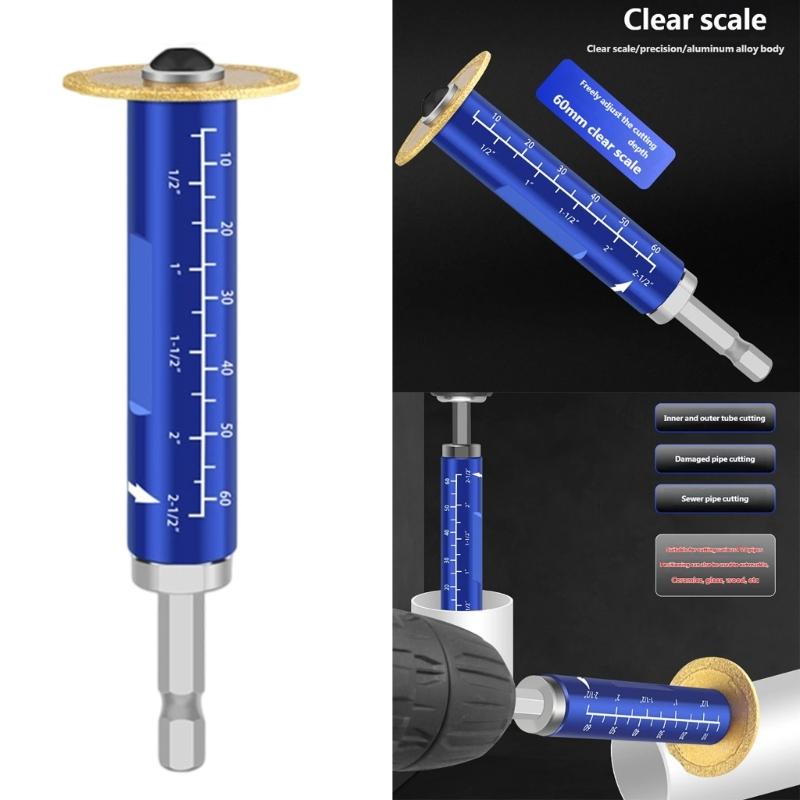 Accuracy Pipe Locator Tool for Accurate Cutting and Perfect Edges Improves Installation Quality Suitable for Various Projects