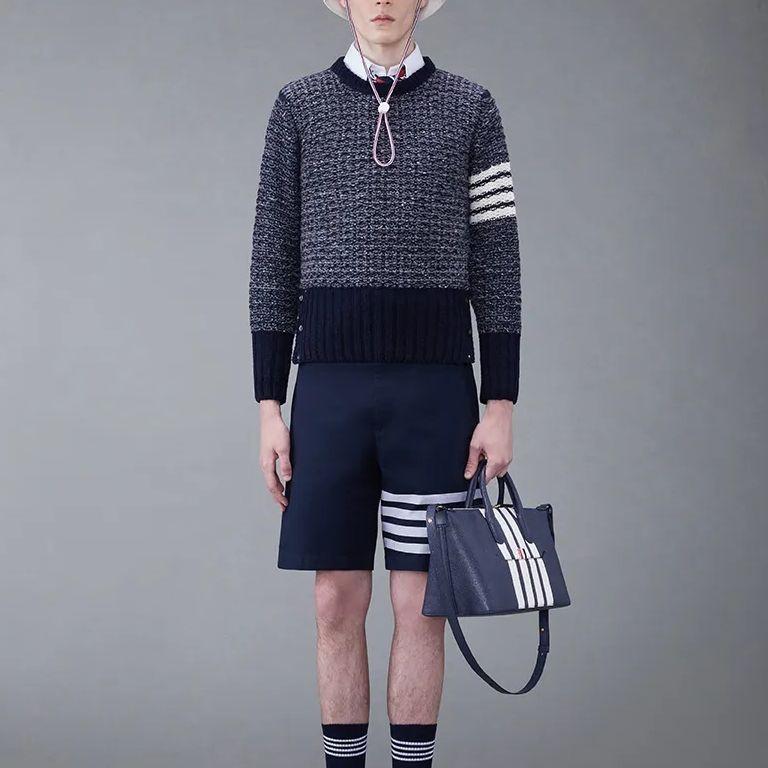 THOM BROWNE · SS24 Sweater Men's Marine Blue MKA489A-Y1506-415