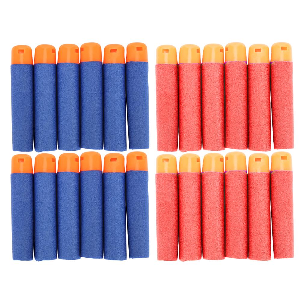 10 Stück EVA-Kugeln Scharfschützenpfeife für Kinderstrahlspielzeugpistole Weichschaum-Nachfüllung 9,5 cm