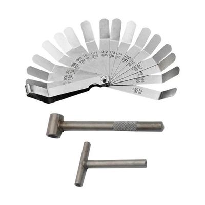 Motorcycle Engine Valve Adjustment Tool Adjustment Wrench + Feeler Gauge Hand Tools Power Tool Accessories Household Supplies