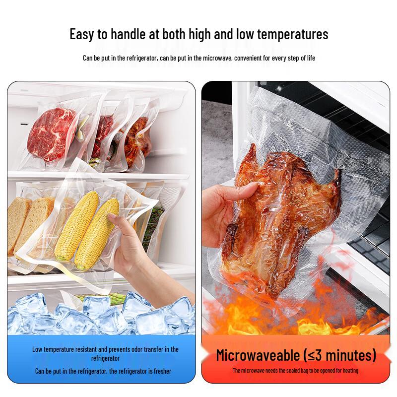 Jiuqiangu Textured Food Vacuum Sealer Bags