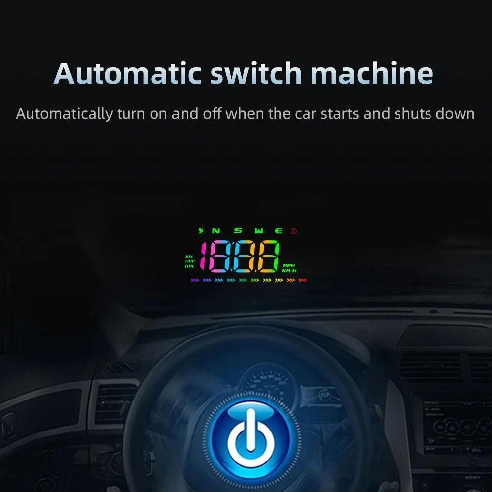 HUD Digital Speedometer Portable Windshield Projector Widely Used Car Head Up Display  Tachometer
