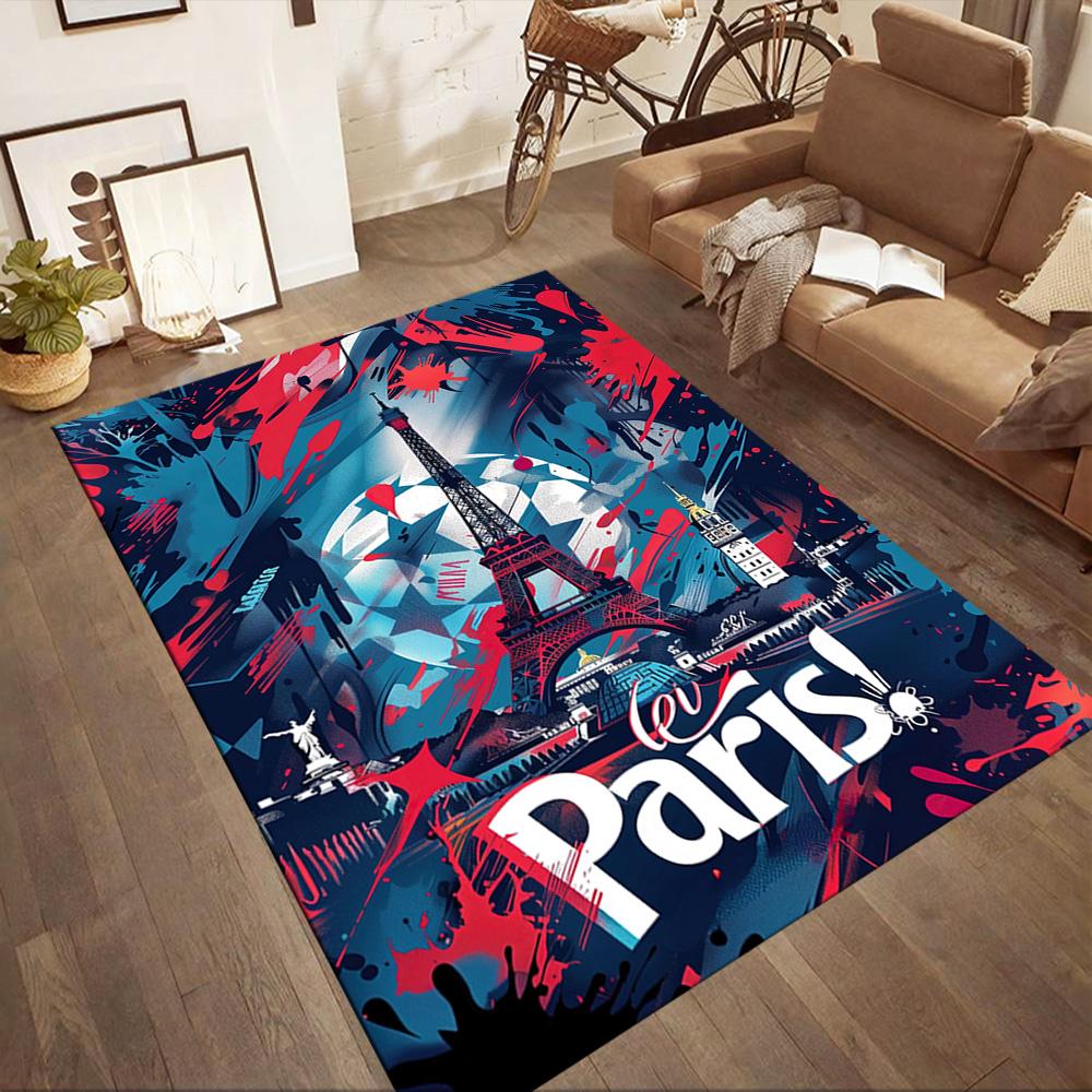 Inter Milan Area Rug Design For Kitchen Game Room Living Rooms Hallway Antislip Carpet Anime Office Decor Perfect Gift For Valentine'S Wedding Birthda