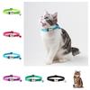 Reflective Nylon Cat Collar With Bell Free Engraving Available In Multiple Colors Suitable For Cats