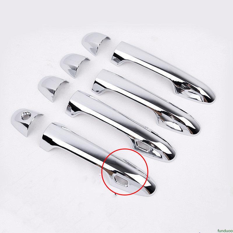 Car Decoration Door Handle Cover For Toyota Yaris Vios XP150 Facelift - Cars Accessories Chrome Silver Exterior Styling