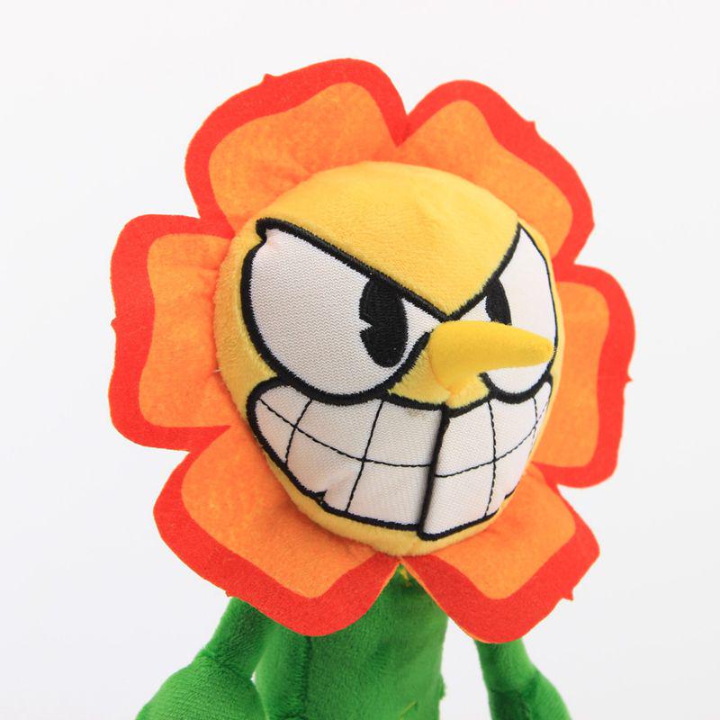 Cagney Carnation Cuphead 10" Authentic Plush New Series 2 Soft And Premium Quality Toy