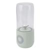 Electric USB Juicer Blender Green 6 Leaf Blades 1300mAh 500ml Portable Blender Cup for Fruit Juice