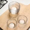 Putzai Transparent Glass Cake and Pudding Bowls for Commercial Use