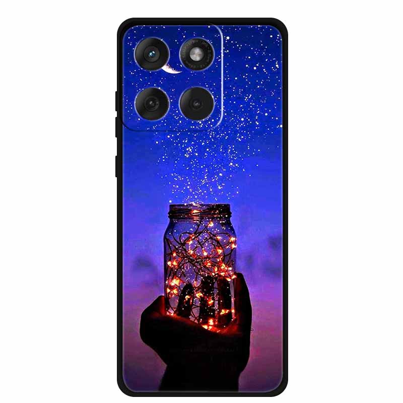 

Для чохла Motorola Edge 70 / Moto X70 Air 5G Милий Кіт М який Силіконовий TPU Чохол для Moto XT2601-2 XT2603-2 Переливчастий Мармуровий Бампер Moto Edge 70 5G