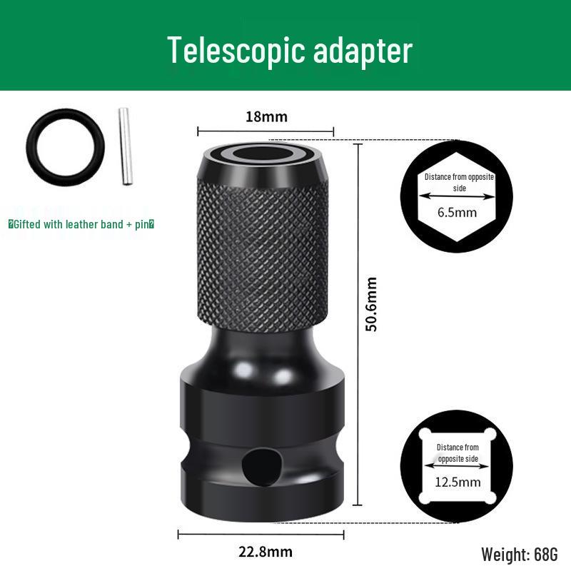 Electric Drill Conversion Kit: Multifunctional Wrench Socket and Chuck Accessories Set