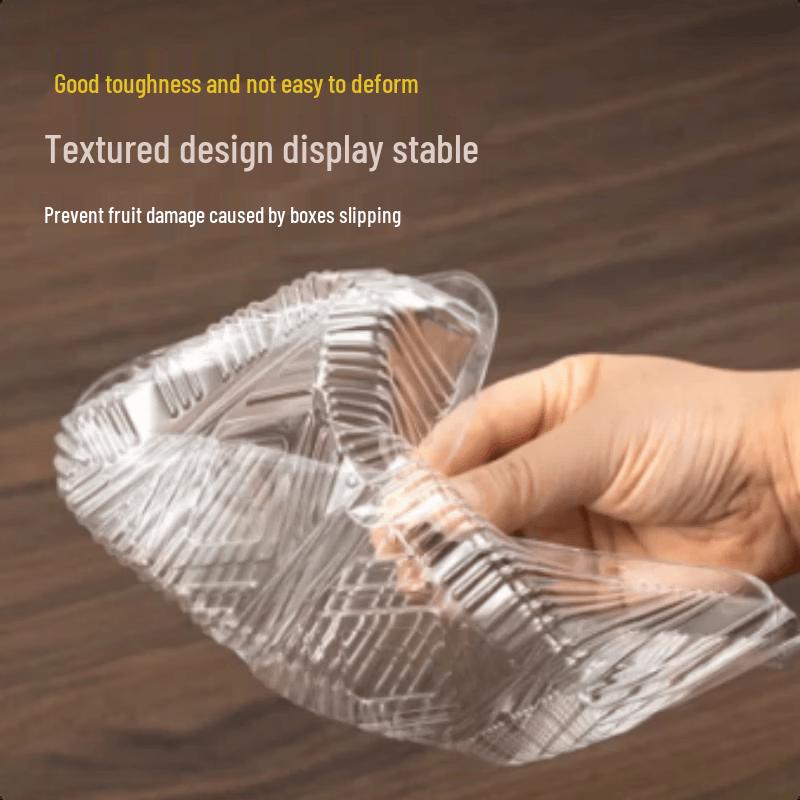 Disposable Clear Plastic Fruit Tray
