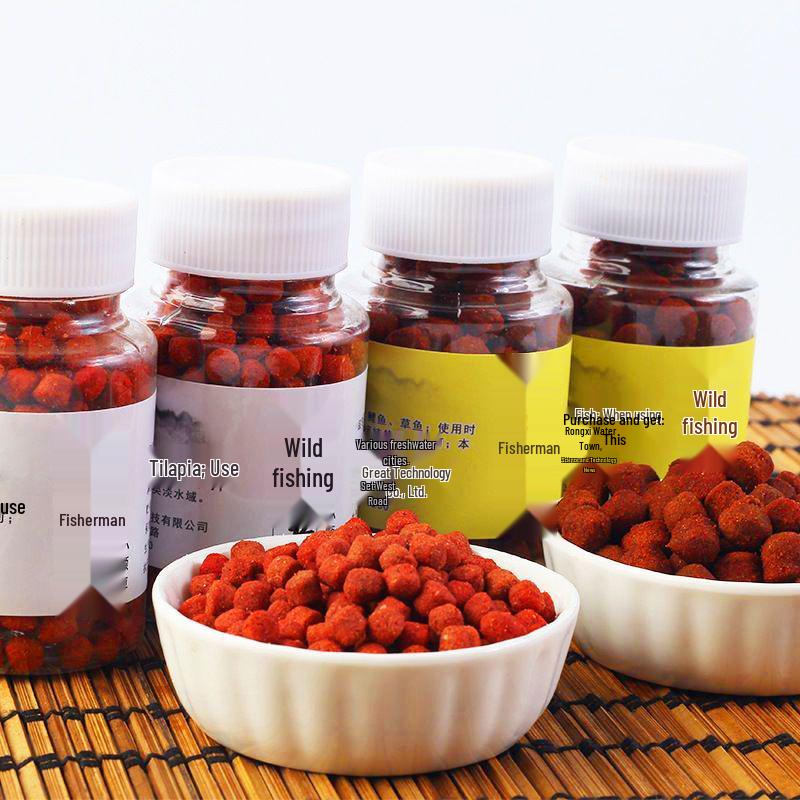 Universal Fish Bait Pellets for Crucian Carp, Carp, Grass Carp, Tilapia, and Black Carp