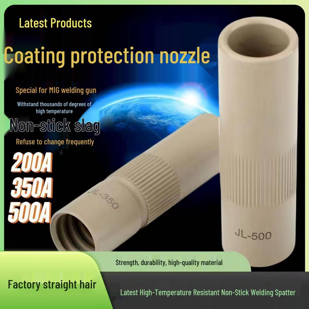 MIG Welding Coated Protective Nozzle & Sleeve: 200A/350A/500A, MIG Gun Accessories