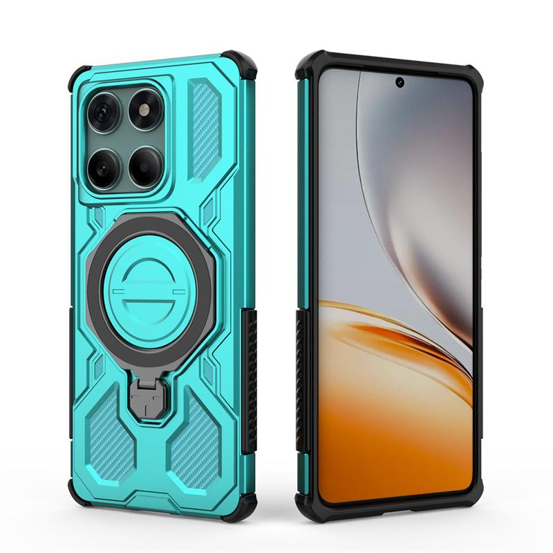 Applicable MOTOegde60Fusion Mobile Phone Case 360 Bracket Motorola edge50Pro Magnetic Case