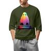 Men'S Round Neck Three-Quarters Sleeve Top Casual Fashion T-Shirt