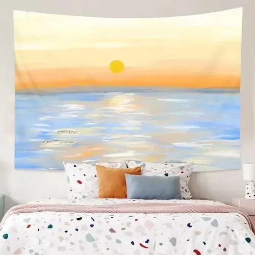 Styl Malarski Olejny Proste Tło Gobelin Dekoracja Ściany Domu Gobelin Sypialnia Salon Gobelin