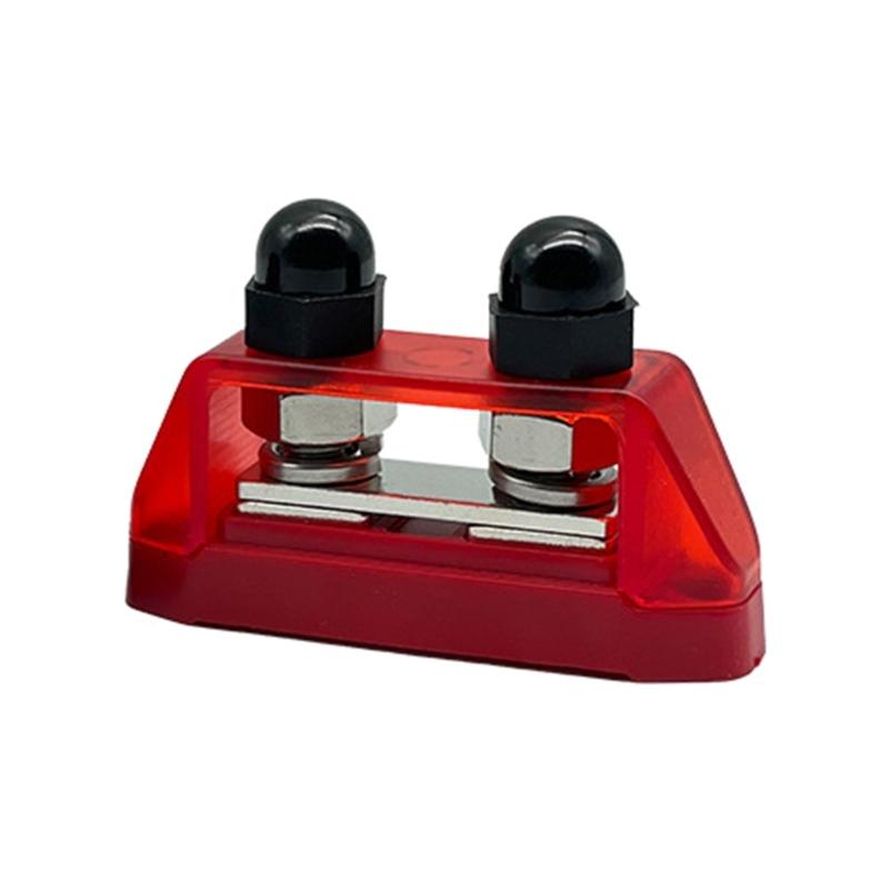 

BusBar Terminals Power Ground Junction Distribution Block Metal Terminal червоний