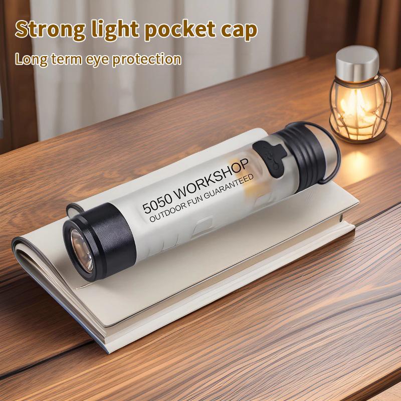Hat Clip Light Flashlights For Outdoor Night Sport, Hands Release Pocket Caps Lamp, Rechargeable Clip On Light