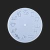 10cm 15cm Silicone Clock Mold Clock Resin Silicone Mould Casting Tools Handmade Jewelry Making Tool DIY Crafts Epoxy Resin Molds