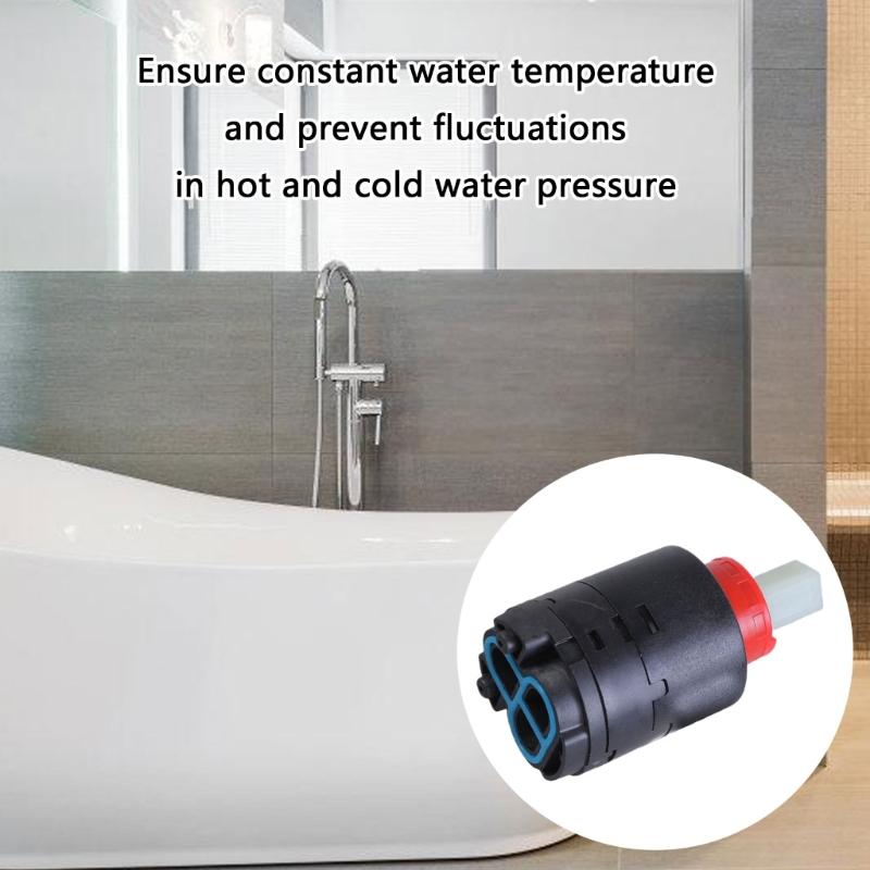 Pressure Balancing Cartridge 40mm Faucet Cartridge Replacement Automatic Pressure Balance Valves Core For Shower Valves