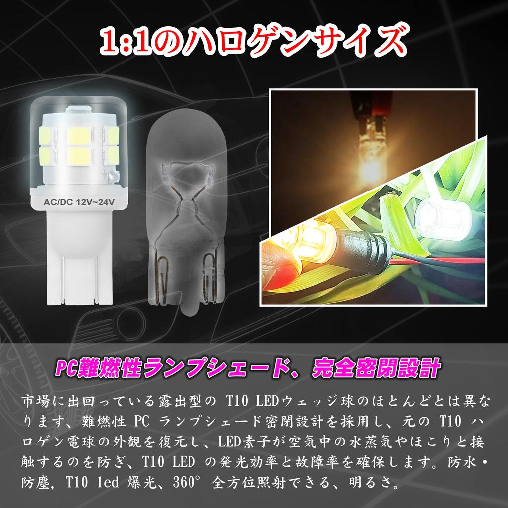 T10 LED White DC -24V High Brightness Position Lamp, Room Lamp, License Plate Light,