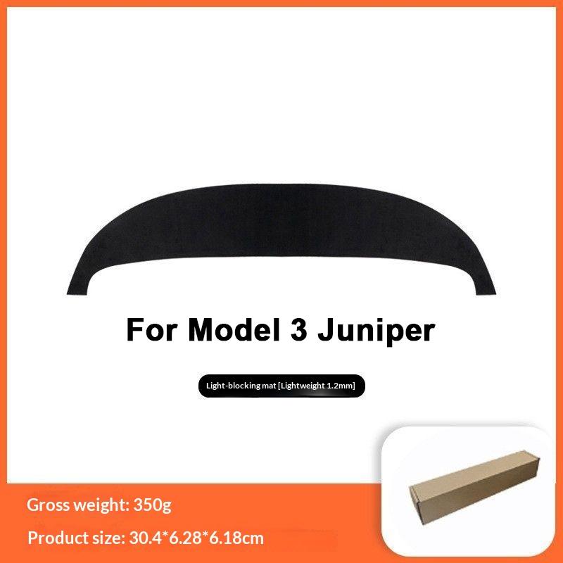 For Tesla Model Y Juniper 2026 2026 Dashboard Cover Pad Suede Sunshade Protector Anti-UV Dash Mat Non-slip Pads Car Accessories