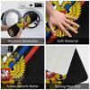 Coat of Arms of Russia Front Door Mat Anti-Slip Indoor Absorbent Russian Empire Doormat Garden Garage Entrance Rug Carpet