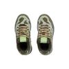 Li-Ning Light Blue Fabric Leather Wear-Resistant Casual Non-Slip Shock Absorbing Low-Top Skate Shoes Unisex Sneakers Green AGCS427-3