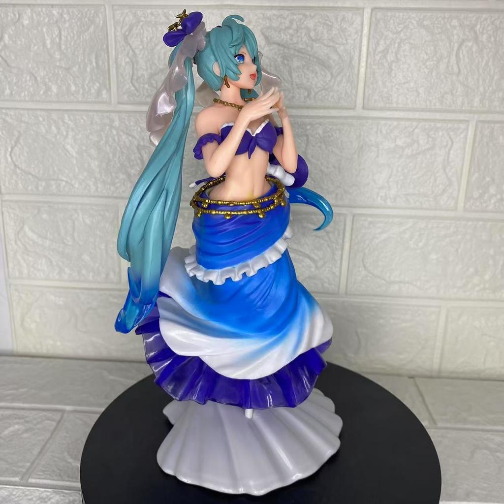Hatsune Miku Mermaid Girl Angel anime Ocean Beautiful Smile girl Can be bookmarked Summon Blessing PVC Table setup Room Gifts