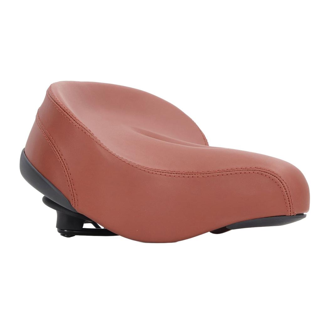 Comfortable Bike Seat for Women Men PVC Leather Shock Absorbing Foam Padded Bike Saddle Cushion Replacement for Mountain Road Bike