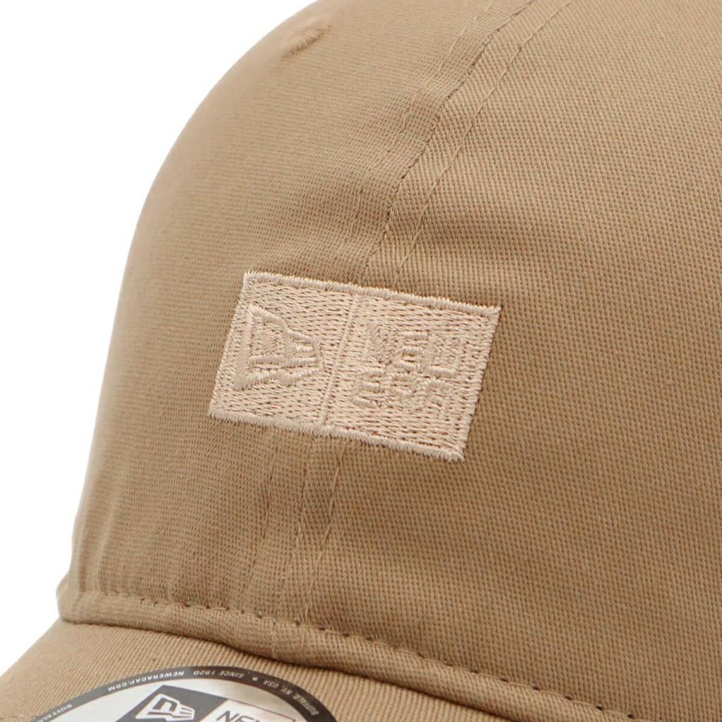 New Era 9TWENTY Mini Box Logo Khaki Size OD 920 Stretch Box NER36O6129 Cap, M/L, Cotton, Khaki, 14392278,