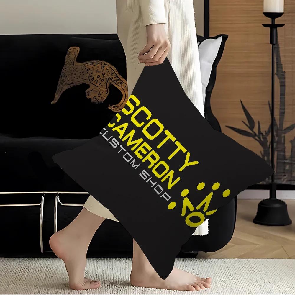S-Scotty C-Cameron Sign Decorative Room Aesthetics Pillow Case Home Decor Bedroom Sofa Bed Couch Pillow Cover N,(1)