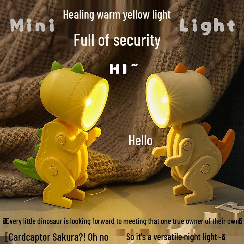 New DIY Cartoon Mini Night Light: Cute Foldable Desk Lamp, Girly Heart Ornament, Ideal Children's Gift.