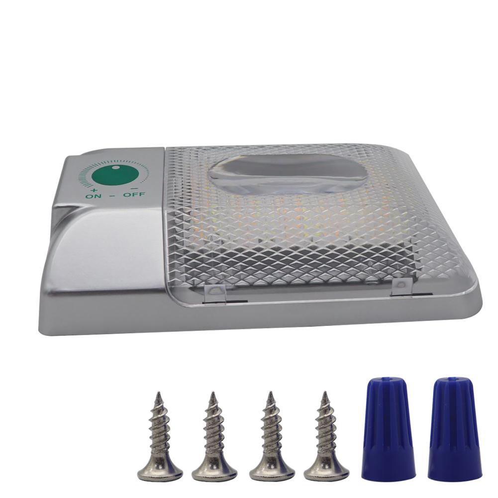 

DC9-18V RV Внутренний светодиодный потолочный светильник 90LEDs 6000-6500k 1600LM Неполярная сенсорная диммерная лампа для чтения белый