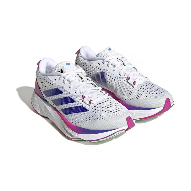 adidas Adizero SL J White Lucid Blue Fuchsia Kids Sneakers Cloud-White Lucid-Fuchsia H06413