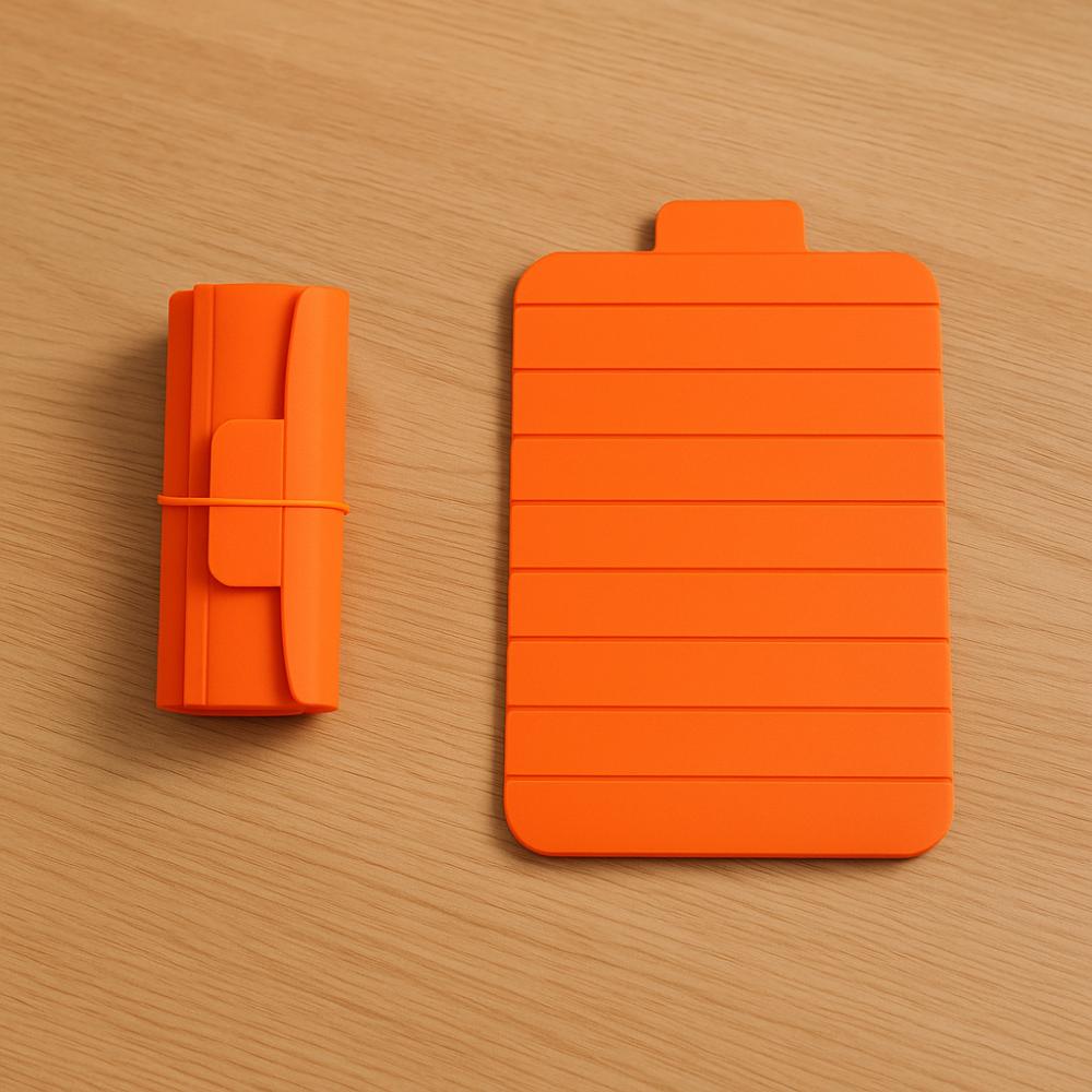 Portable Silicone Foldable Chopping Board Reusable Non-Slip Cutting Board Durable Cutting Mat Outdoor