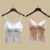 Lace Backless Camisole for Women, Summer Outerwear and Innerwear with Built-In Bra Pads, 2025 New Style Base Layer