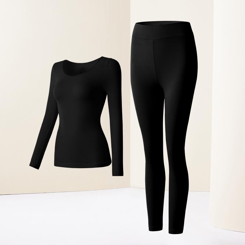 Dámské ultratenké termoprádlo s kyselinou hyaluronovou – Samozahřívací, s konstantní teplotou, technologie pro zkrášlování pokožky pro podzim/zimu