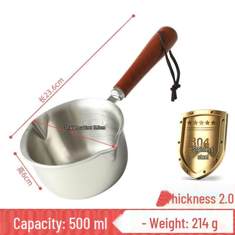 Qiwei 316 Stainless Steel Mini Hot Oil Pot