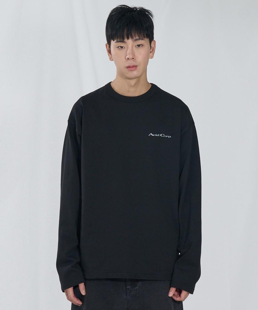 SLOWACID Grid Pattern Long Sleeve [Black]